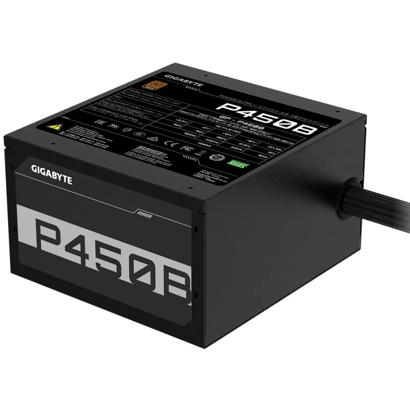 GIGABYTE P450B barošanas bloks 450 W 20+4 kontaktu ATX ATX Melns