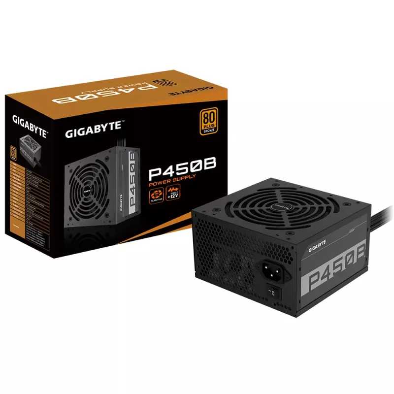 GIGABYTE P450B barošanas bloks 450 W 20+4 kontaktu ATX ATX Melns