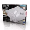 Electric bed warmer Adler AD 7426, fleece, 160×150 mm, 60 W, 4 heat levels, 2-person, detachable kabelis