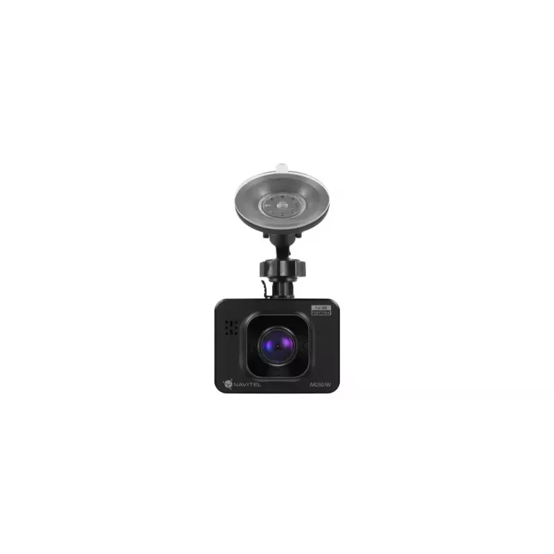 Auto videoreģistrators Navitel AR250 NV — 1 kamera 1920x1080, 140° skata leņķis, iebūvēts displejs, MicroSD, baterija un cigarešu aizdedzinātāja strāvas padeve