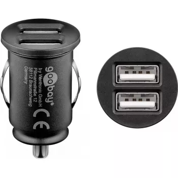 Auto lādētājs Goobay Dual-USB 15,5 W