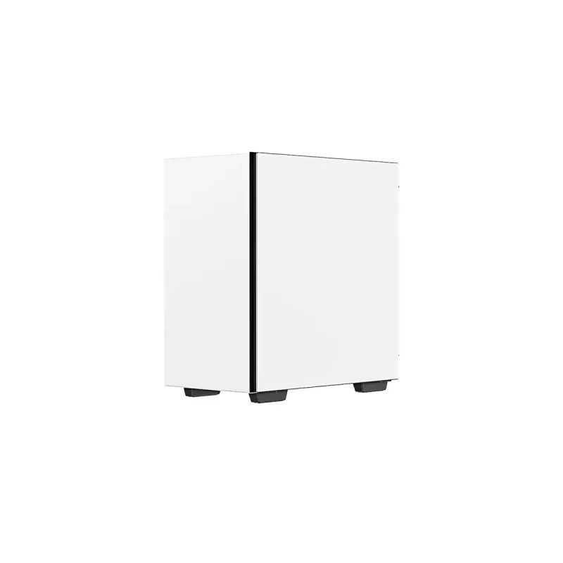 PC korpuss DeepCool MACUBE 110 WH Midi Tower — balts, rūdīts stikls, microATX, līdz 320 mm GPU, 165 mm CPU dzesētājs, 2x3,5 collu + 2x2,5 collu vietas