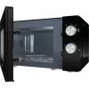 Solo mikroviļņu krāsns Gorenje MO20E1B — 20 L, 800 W, 5 jaudas līmeņi, 270 mm grozāmais paliktnis, melna