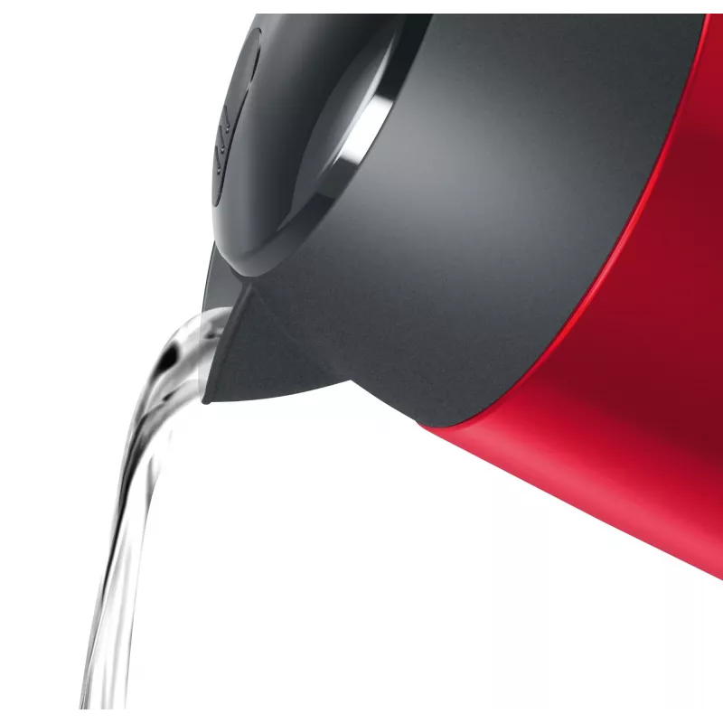 Bosch TWK3P424 elektriskā tējkanna 1,7 L 2400 W pelēka, sarkana
