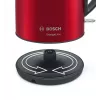 Bosch TWK3P424 elektriskā tējkanna 1,7 L 2400 W pelēka, sarkana