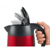 Bosch TWK3P424 elektriskā tējkanna 1,7 L 2400 W pelēka, sarkana