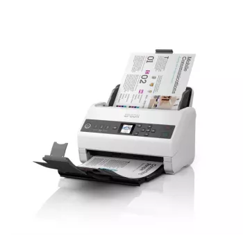 Epson DS-730N lokšņu padeves skeneris 600 x 600 DPI A4 Melns, Pelēks