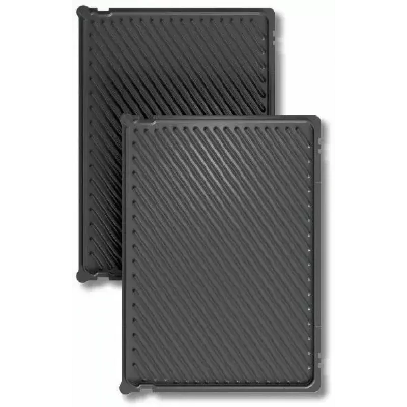 Kontaktgrils Bosch TCG4104 — 2000 W, taisnstūra, regulējams termostats, cepšanas virsma 328×238 mm, sarkans