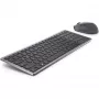 Bezvadu tastatūras un peles komplekts Dell KM7120W Bluetooth Titan Gray kompakta tastatūra ergonomiska pele