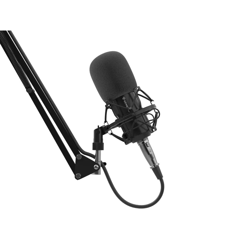GENESIS Radium 300 XLR Melns Studio mikrofons