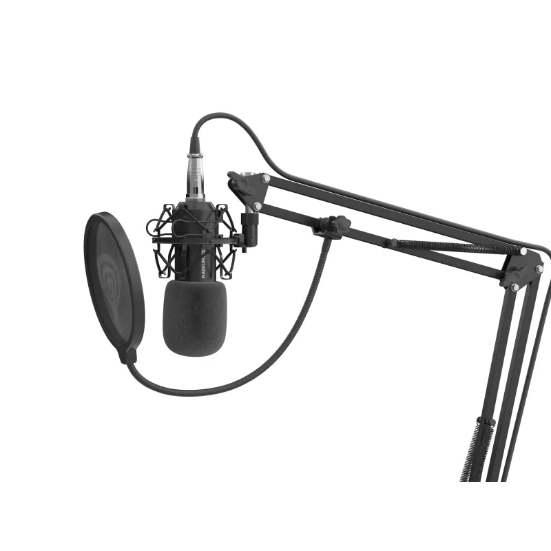 GENESIS Radium 300 XLR Melns Studio mikrofons