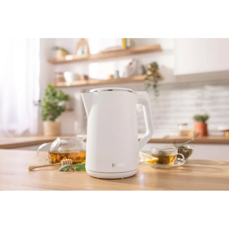 Gorenje 737894 elektriskā tējkanna 1,5 L 2200 W balta