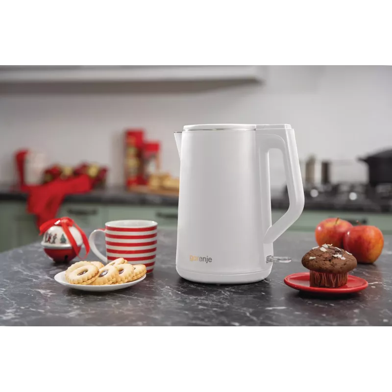 Gorenje 737894 elektriskā tējkanna 1,5 L 2200 W balta