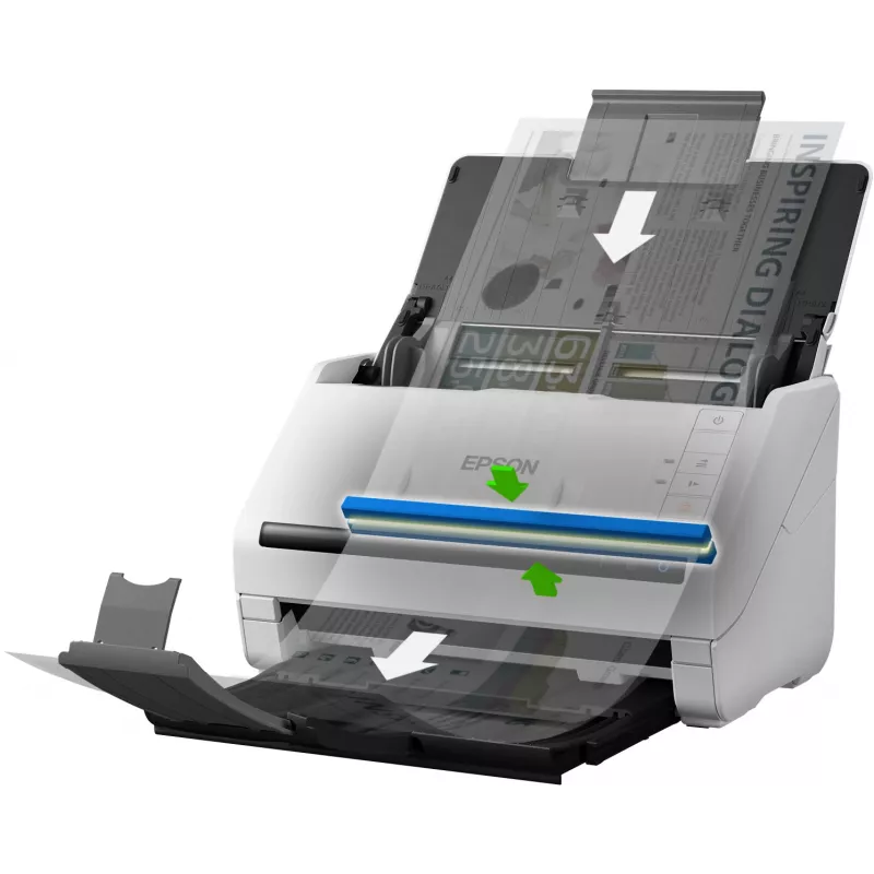 Epson DS-770 II lokšņu padeves skeneris 600 x 600 DPI A4 balts