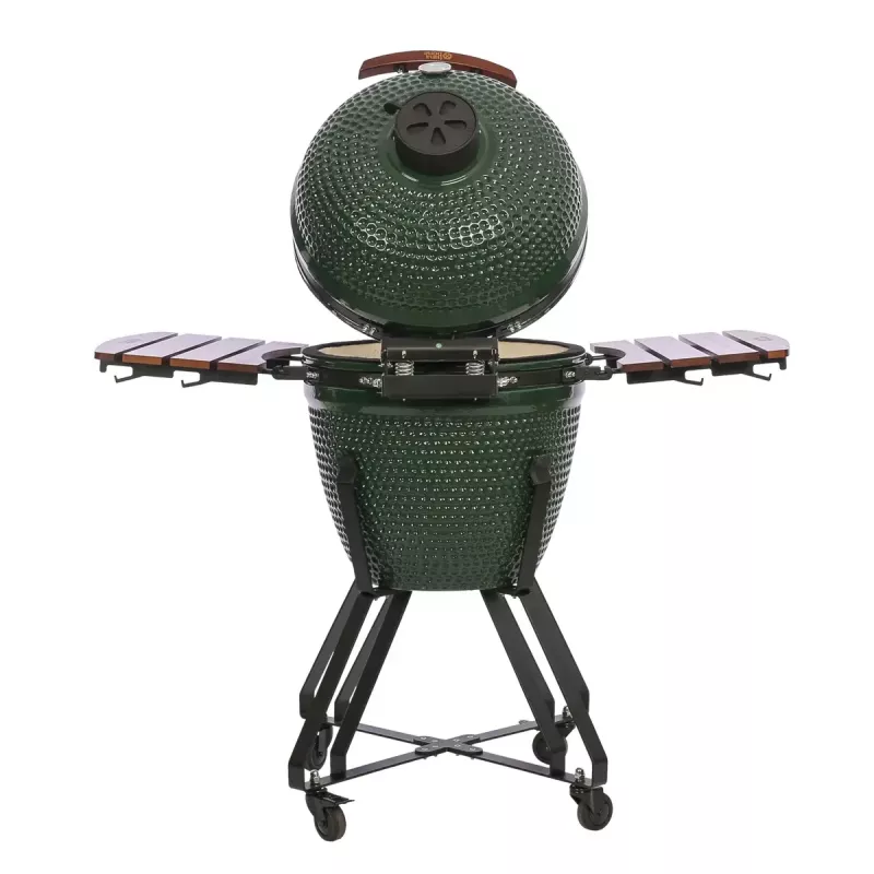 Ogļu kamado grils TUNABONE TunaBone Classic 21 collas Izmērs M Zaļš