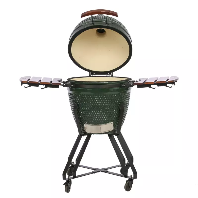 Ogļu kamado grils TUNABONE TunaBone Classic 21 collas Izmērs M Zaļš