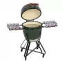Ogļu kamado grils TUNABONE TunaBone Classic 21 collas Izmērs M Zaļš