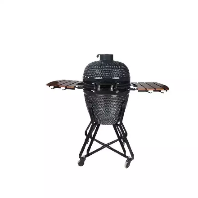 Kamado ogļu grils TUNABONE TunaBone classic 21 collas (izmērs M) tumši pelēks — 21 collas gatavošanas kamera