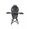 Kamado ogļu grils TUNABONE TunaBone classic 21 collas (izmērs M) tumši pelēks — 21 collas gatavošanas kamera