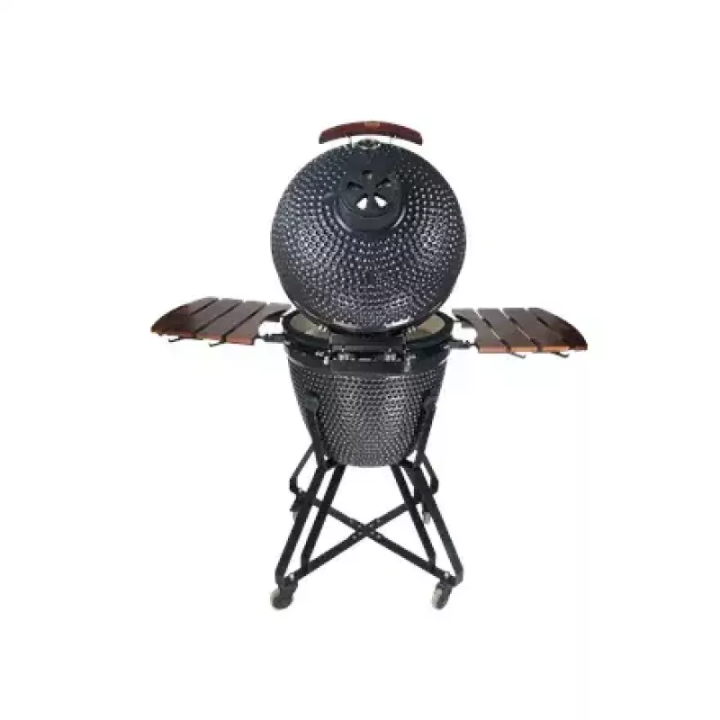 Kamado ogļu grils TUNABONE TunaBone classic 21 collas (izmērs M) tumši pelēks — 21 collas gatavošanas kamera