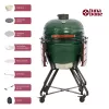 Keramiskais Kamado grils TUNABONE Classic 23 collas (L izmērs) zaļš