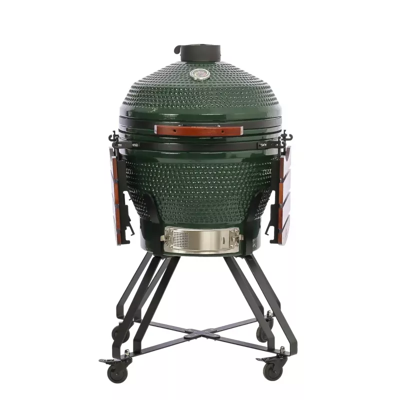 TunaBone Kamado Pro 24 collu keramikas grils, L izmērs, zaļš (TBG24GREEN-02)