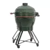TunaBone Kamado Pro 24 collu keramikas grils, L izmērs, zaļš (TBG24GREEN-02)