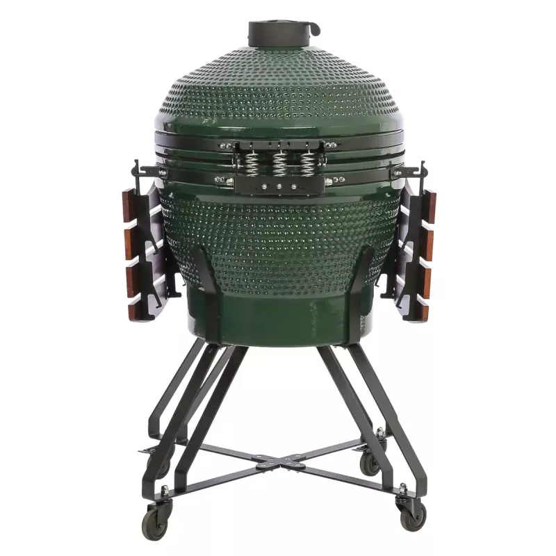 TunaBone Kamado Pro 24 collu keramikas grils, L izmērs, zaļš (TBG24GREEN-02)