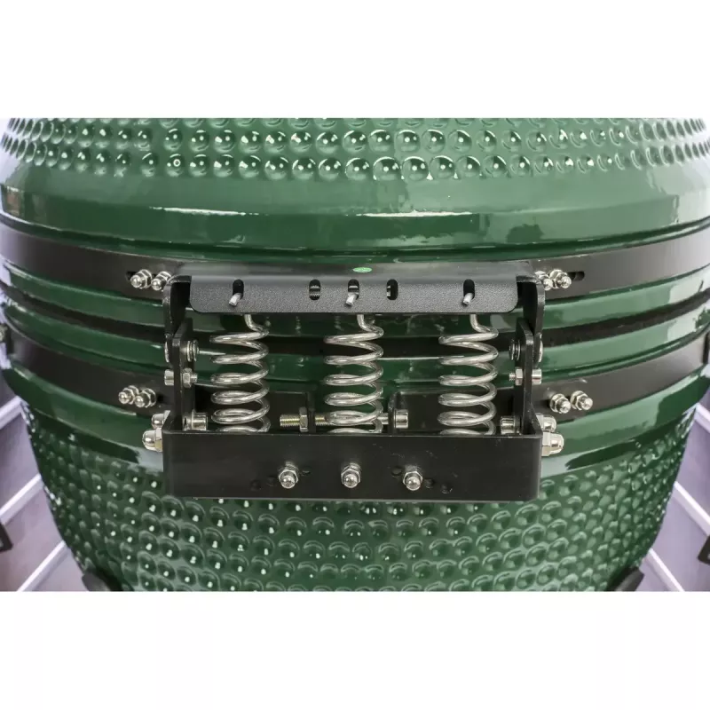 TunaBone Kamado Pro 24 collu keramikas grils, L izmērs, zaļš (TBG24GREEN-02)