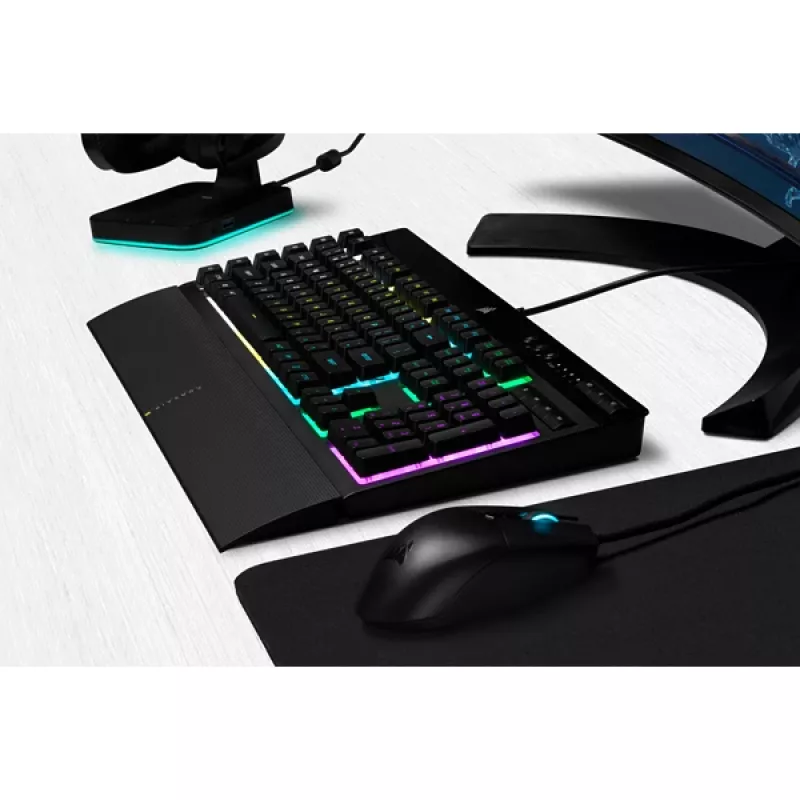 CORSAIR Gaming tastatūra - K55 RGB Pro Qwerty Us