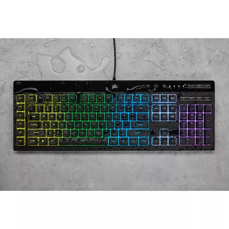 CORSAIR Gaming tastatūra - K55 RGB Pro Qwerty Us
