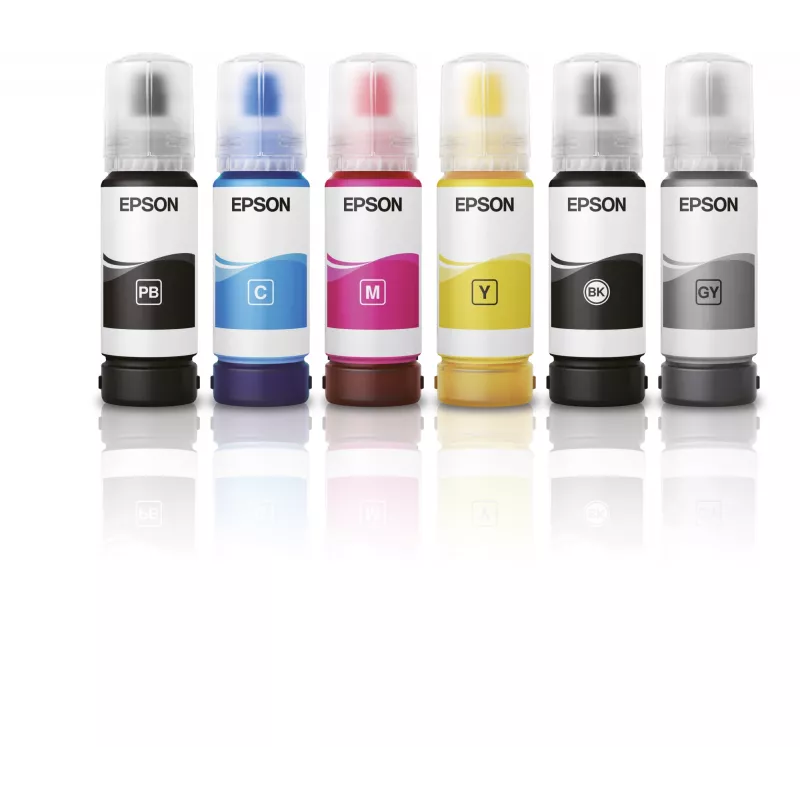 Epson 115 ECOTANK dzeltenā tintes pudele C13T07D44A