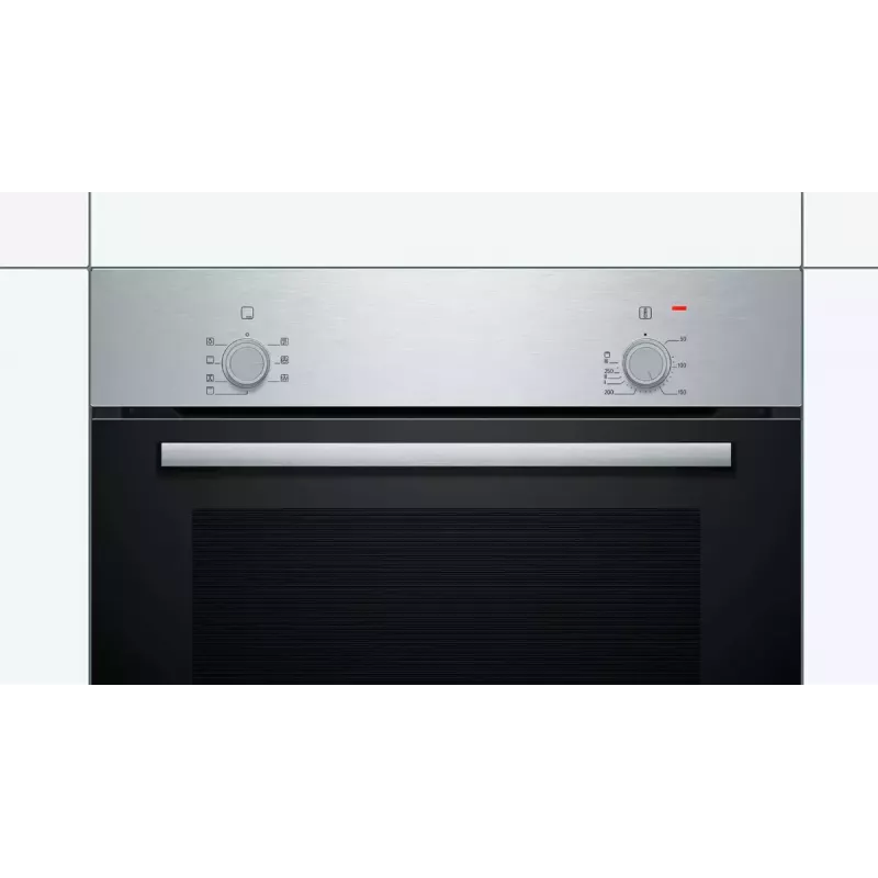 Iebūvējamā cepeškrāsns Bosch Serie 2 HBF010BR1S Elektriskā, 66 L, nerūsējošais tērauds, rotācijas vadības ierīces