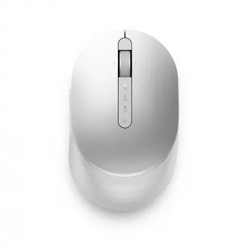 DELL Pro Premium Compact pele - MS7421W - Platinum Silver, piemērota abām rokām, optiskā, RF bezvadu + Bluetooth, 1600 DPI, platīna, sudraba (atvērts iepakojums)