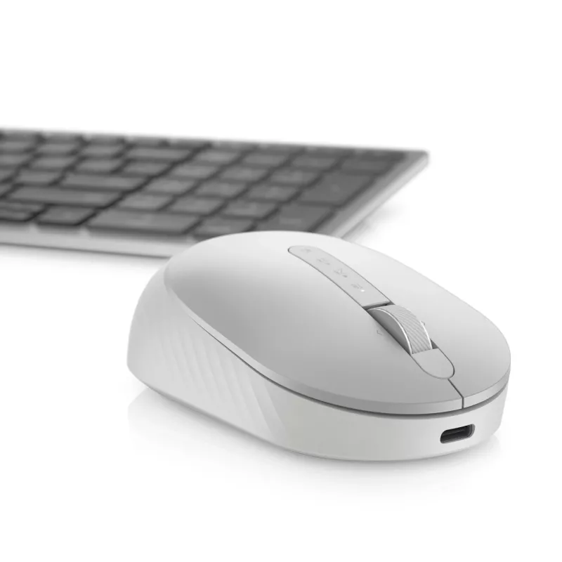 DELL Pro Premium Compact pele - MS7421W - Platinum Silver, piemērota abām rokām, optiskā, RF bezvadu + Bluetooth, 1600 DPI, platīna, sudraba (atvērts iepakojums)
