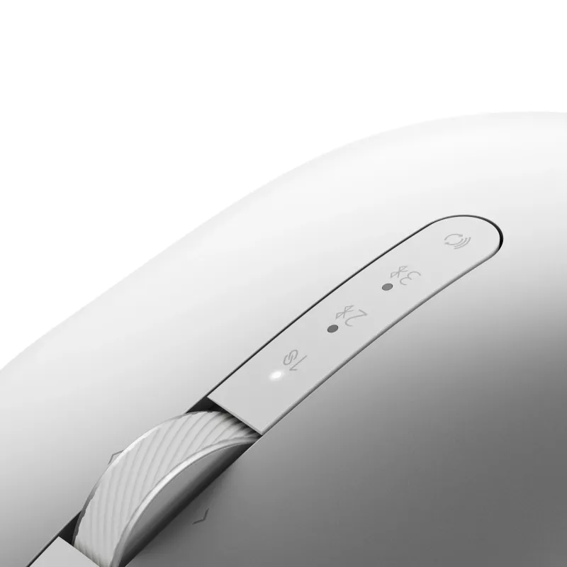 DELL Pro Premium Compact pele - MS7421W - Platinum Silver, piemērota abām rokām, optiskā, RF bezvadu + Bluetooth, 1600 DPI, platīna, sudraba (atvērts iepakojums)