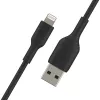 Lightning kabelis Belkin CAA001BT0MBK 0.15m melns