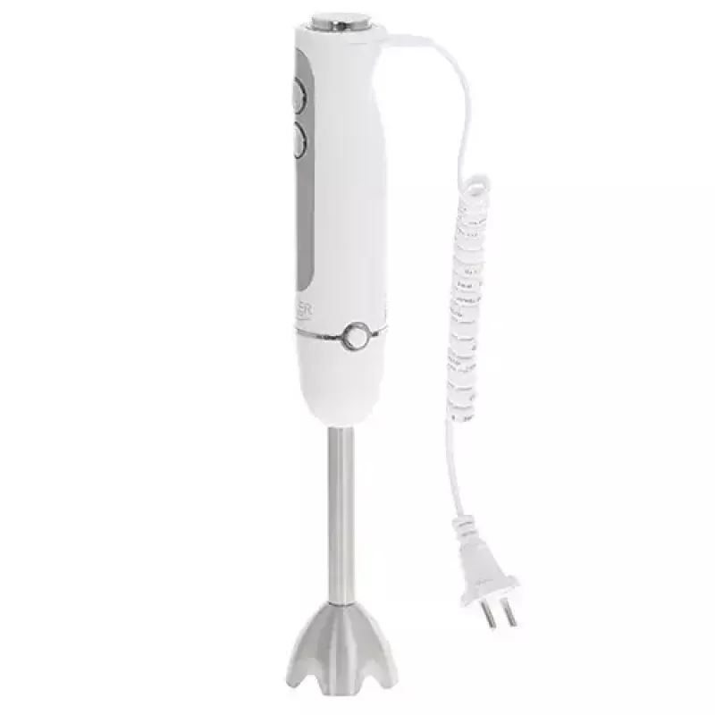 Iegremdējamais blenderis Adler AD 4625w — rokas blenderis, 5 ātrumi, turbo, 1500 W, nerūsējošais tērauds, sudraba/baltā krāsā