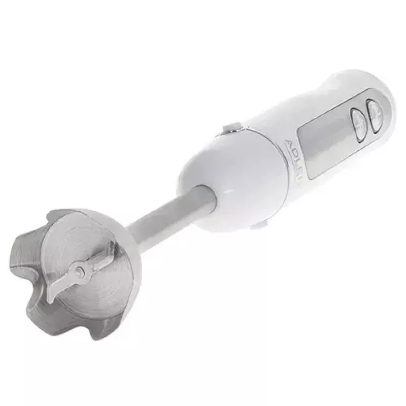 Iegremdējamais blenderis Adler AD 4625w — rokas blenderis, 5 ātrumi, turbo, 1500 W, nerūsējošais tērauds, sudraba/baltā krāsā