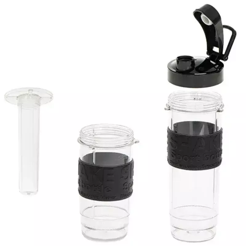 Sport blenderis Adler AD 4081 — portatīvs personīgais blenderis, 800 W maks., 0,57 l kauss, nerūsējošā tērauda asmens, 2 pudeles