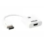 ATEN True 4K DisplayPort–HDMI aktīvais adapteris, 4096 x 2160 pikseļi, 60 Hz, balts, aktīvais video pārveidotājs, 0–50 °C, -20–60 °C