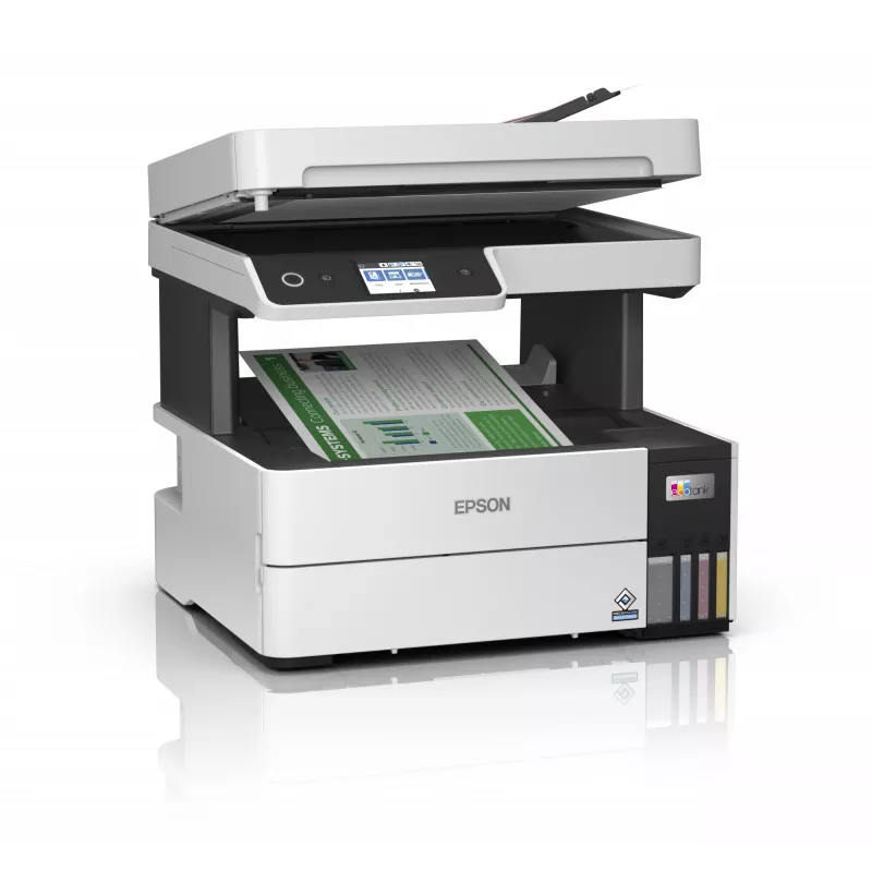 Daudzfunkciju printeris Epson EcoTank L6460 — tintes krāsu, 4800x1200 dpi, 37 lpp/min, A4 duplekss, Wi‑Fi, Ethernet