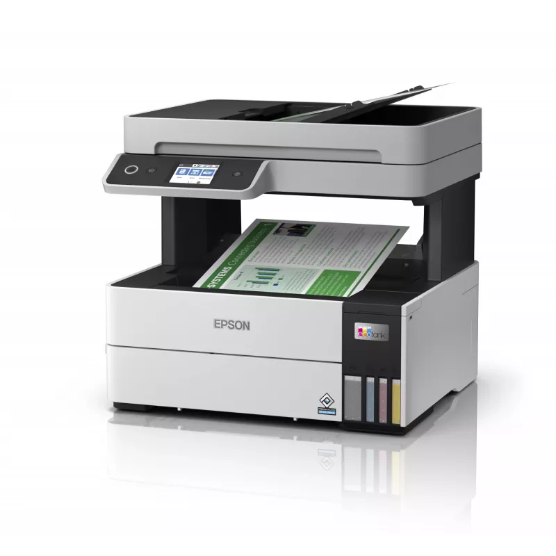 Daudzfunkciju printeris Epson EcoTank L6460 — tintes krāsu, 4800x1200 dpi, 37 lpp/min, A4 duplekss, Wi‑Fi, Ethernet