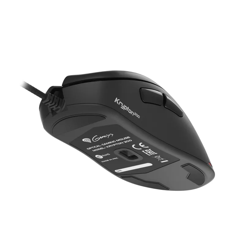GENESIS Krypton 200 pele Spēlēm Labās rokas USB Type-A Optiskais 6400 DPI