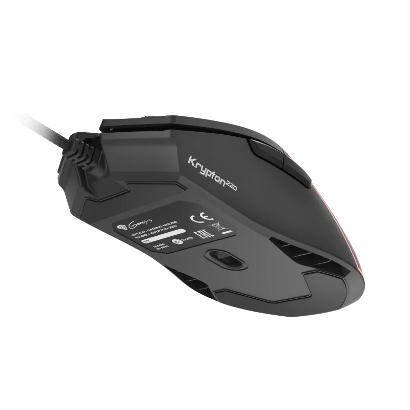 GENESIS Krypton 220 pele Spēļu Labās rokas USB Type-A Optiskā 6400 DPI