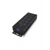ICY BOX IB-HUB1703-QC3 USB 3.2 Gen 1 (3.1 Gen 1) Type-B 5000 Mbit/s Melns