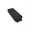 ICY BOX IB-HUB1703-QC3 USB 3.2 Gen 1 (3.1 Gen 1) Type-B 5000 Mbit/s Melns