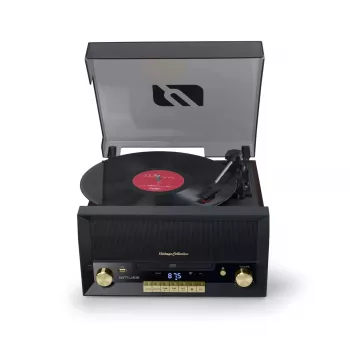 Tiešās piedziņas audio atskaņotājs Muse MT-112 W — pusautomātisks, 20 W RMS, 3,5 mm izeja, LCD, maiņstrāva 100–240 V