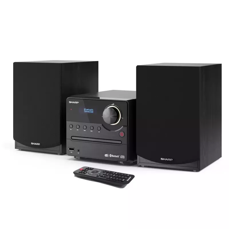 Sharp XL-B517D Mājas audio mikro sistēma 45 W Melna