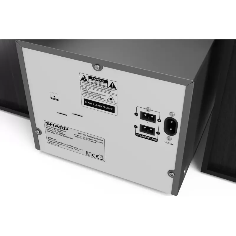 Sharp XL-B517D Mājas audio mikro sistēma 45 W Melna